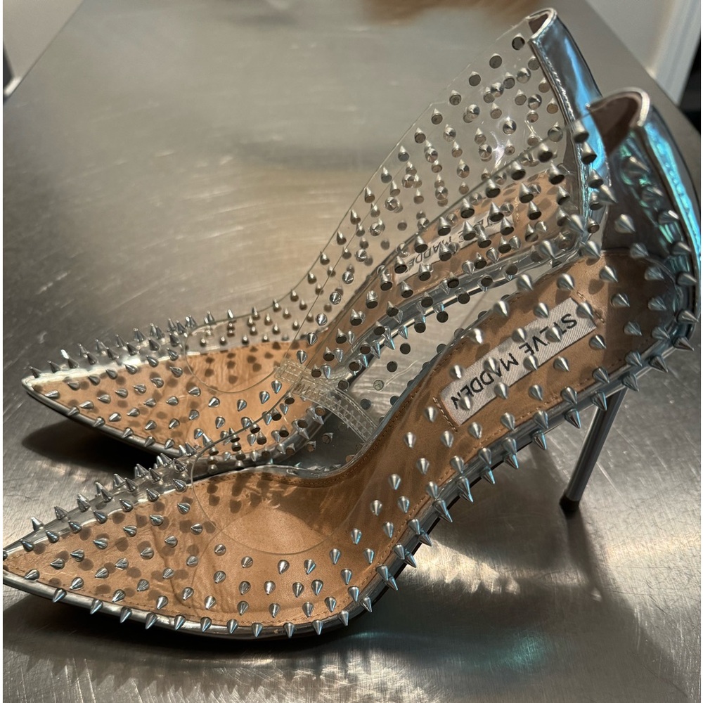 Steve Madden Testy Spiked Heels - Picture 4 of 6